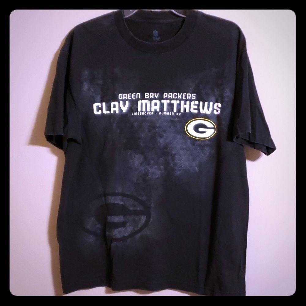 Greenbay packers clay Matthew's tshirt large